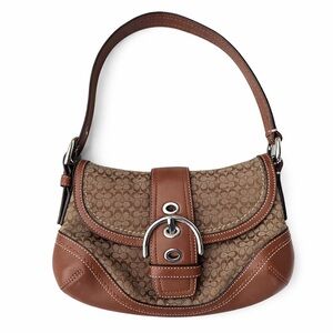 Signature C Coach Soho Demi Flap Shoulder Bag